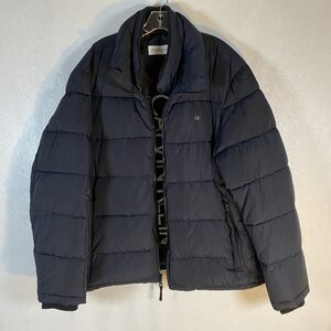 Calvin Klein Mens XL Blac Puffer Coat